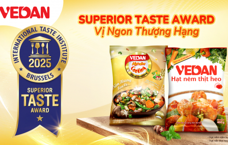 Hai sản phẩm hạt nêm Vedan được trao tặng danh hiệu “Vị ngon thượng hạng 2025”