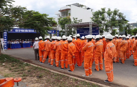 PC Khánh Hòa: 130 cán bộ - công nhân viên tham gia diễn tập PCTT&TKCN năm 2025