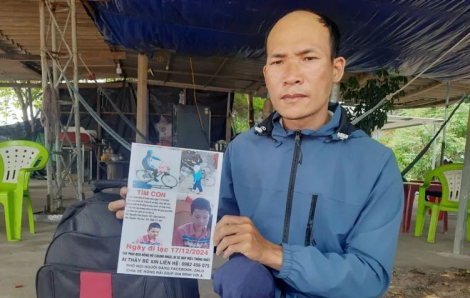 Cha rong ruổi 5 tháng từ Bắc vào Nam tìm con