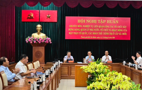 Tập huấn vận hành chính quyền 2 cấp trên phạm vi toàn quốc