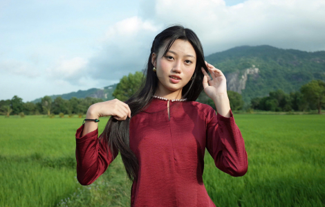 Mai Cát Vi diện bà ba, nói về điều tiếc nuối nhất ở phim sắp ra mắt