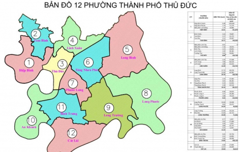 TP Thủ Đức: Công bố trụ sở 12 phường mới đi vào hoạt động từ 1/7/2025