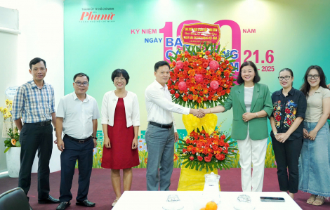 Nhiều cơ quan, đơn vị chúc mừng Báo Phụ nữ TPHCM nhân 100 năm Ngày Báo chí cách mạng Việt Nam