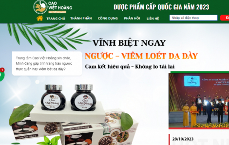 Tuýt còi một loại thực phẩm chức năng quảng cáo như thuốc