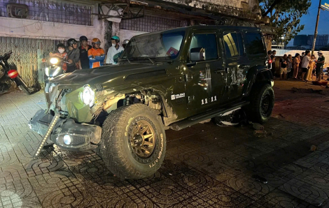 Tạm giữ tài xế xe Jeep gây tai nạn khiến 2 người tử vong ở TPHCM