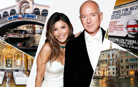"Đám cưới thế kỷ" của tỉ phú Jeff Bezos bị phản đối dữ dội ở Ý