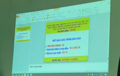 Quảng Nam: 3 mỏ cát đấu giá từ vài tỉ lên hàng trăm tỉ đồng