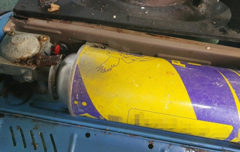 Nổ bình gas mini khi ăn đám giỗ, nhiều người bị bỏng