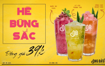 Cà phê Ông Bầu ra mắt bộ sưu tập thức uống mới