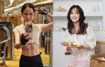 Lý Nhược Đồng sở hữu cơ bụng săn chắc ở tuổi 59