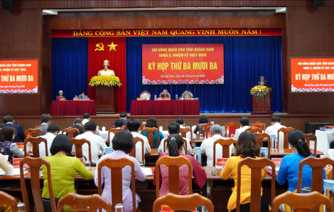 Kỳ họp cuối cùng của HĐND Quảng Nam: Quyết định định hướng phát triển giai đoạn mới