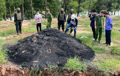 Phát hiện đường dây chôn hơn 1.600 tấn chất thải chì xuống đất
