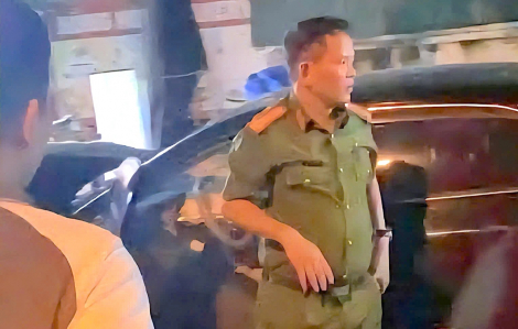 Cách chức đội trưởng công an say xỉn, tông 10 xe máy ở Bắc Ninh