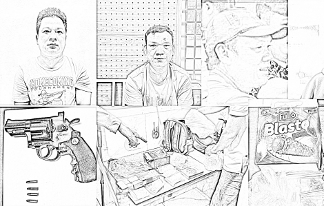 Bắt nhiều đối tượng, thu giữ gần 2,7kg ma túy và 1 khẩu súng