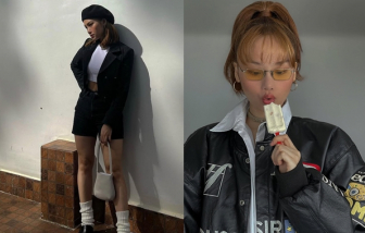 "Em xinh" Miu Lê biến hóa đa phong cách với trang phục trắng đen