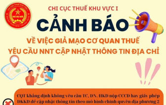 Mạo danh cơ quan thuế yêu cầu cập nhật địa chỉ sau thay đổi địa giới hành chính