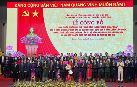 Bà Bùi Thị Quỳnh Vân làm Bí thư tỉnh ủy Quảng Ngãi mới