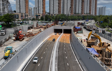 Hầm chui thông xe, nút giao An Phú đã thông thoáng hơn