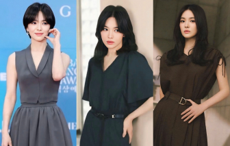 5 sắc màu trang phục giúp Song Hye Kyo 'ăn gian' tuổi