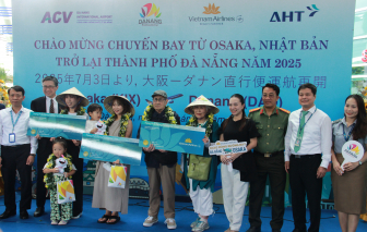 Khôi phục chặng bay Đà Nẵng - Osaka (Nhật Bản)