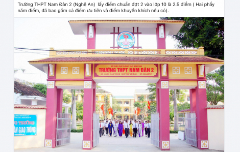 Đậu vào lớp Mười chỉ với 2,5 điểm