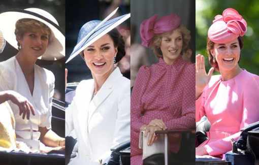 Vương phi Kate Middleton diện trang phục gợi nhớ đến Công nương Diana