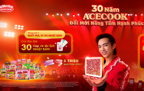 Acecook Việt Nam công bố chiến lược “Đổi mới nâng tầm hạnh phúc - Cook Happiness Through Innovation” nhân dịp kỷ niệm 30 năm