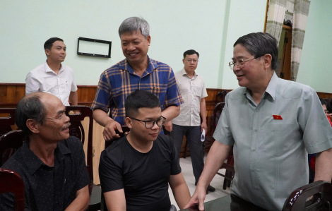 Đà Nẵng: Phó chủ tịch Quốc hội Nguyễn Đức Hải tiếp xúc cử tri xã miền núi Nam Trà My