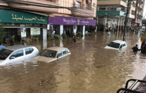 Hơn 200 người thương vong do mưa lũ ở Pakistan