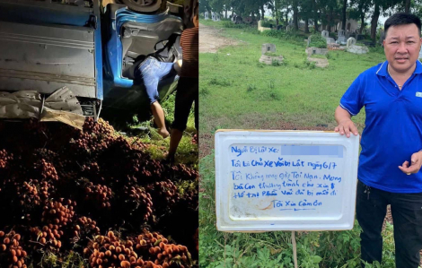 Chủ xe bị người dân lấy gần 4 tấn vải đã được hỗ trợ