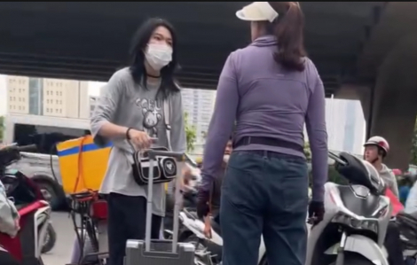 Người bán trà đá đuổi cô gái khỏi vỉa hè bến xe Mỹ Đình bị phạt 2,5 triệu đồng