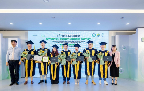 184 nhà phân phối Amway hoàn tất khóa đào tạo Tư vấn viên Quản lý cân nặng Bodykey 2024