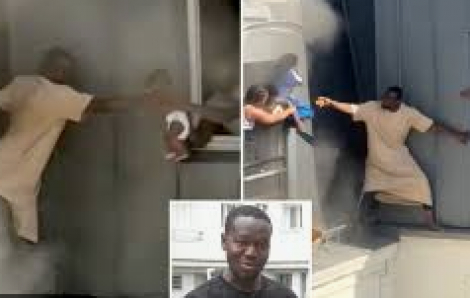 Người đàn ông Pháp cứu 7 người thoát khỏi chung cư bị nhấn chìm trong biển lửa