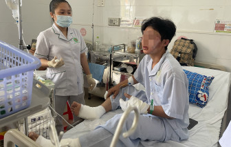 Bị bỏng khi hàn xe bồn chở xăng