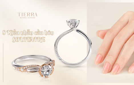 Top 8 kiểu nhẫn cầu hôn solitaire được yêu thích nhất