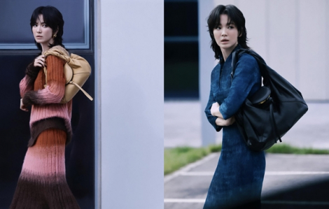 Song Hye Kyo gây sốt với kiểu tóc "hư hỏng"