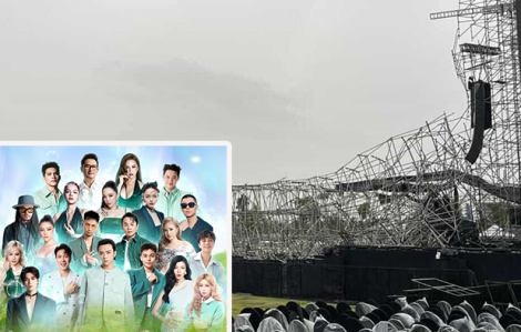 Hoãn concert có nhiều “anh tài”, “chị đẹp” vì mưa bão