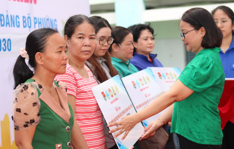 Phường Bình Hưng Hòa mở siêu thị 0 đồng và hỗ trợ vốn cho phụ nữ