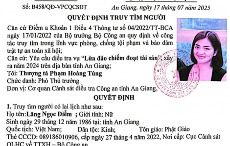 Truy tìm đối tượng liên quan vụ lừa đảo gần 30 tỉ đồng