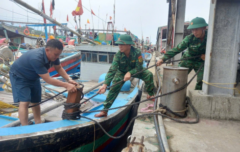 Nghệ An cấm tàu thuyền ra khơi, đề nghị nhanh chóng vào bờ tránh bão