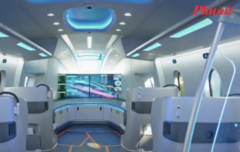 Cận cảnh tàu siêu tốc như đến từ tương lai của Trung Quốc