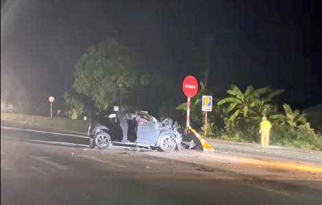 Gia đình 4 người thương vong trên đường về nhà