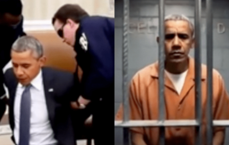 Tổng thống Donald Trump chia sẻ video giả mô tả cảnh bắt giữ cựu tổng thống Barack Obama