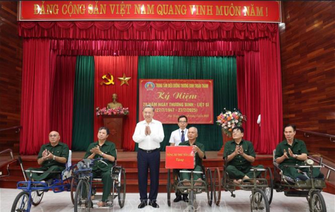 Tổng bí thư Tô Lâm: Tri ân người có công là đạo lý, trách nhiệm và bổn phận thiêng liêng