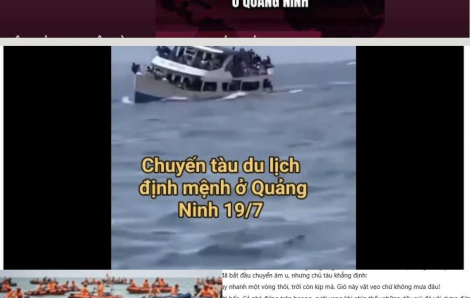 Dàn dựng clip giả vụ lật tàu ở Hạ Long, hành vi phá hoại ngành du lịch cần xử lý