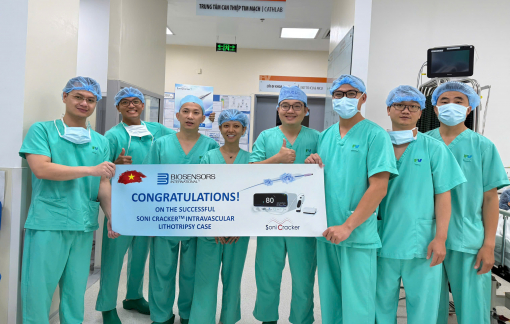 Lần đầu tiên ứng dụng công nghệ phá vôi lòng mạch bằng sóng xung siêu âm - Intravascular Lithotripsy (IVL) tại Việt Nam