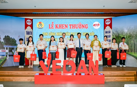 Vedan Việt Nam khen thưởng 892 con em cán bộ - công nhân viên có thành tích học tập xuất sắc