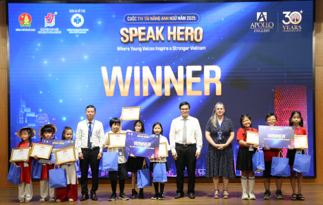 TPHCM: 135 học sinh tiểu học tranh tài ở vòng chung kết cuộc thi Tài năng Anh ngữ năm 2025