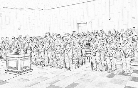 45 bị cáo lãnh án tù vì đòi nợ kiểu giang hồ