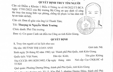 Truy tìm người phụ nữ nhận 500 triệu đồng vẫn không chuyển nhượng đất